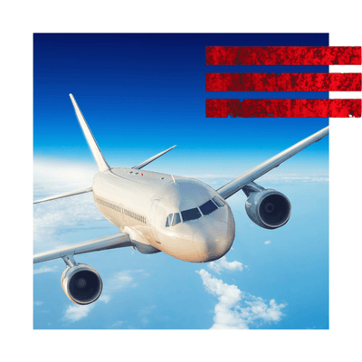 Boeing airplane flying over Atlantic Ocean