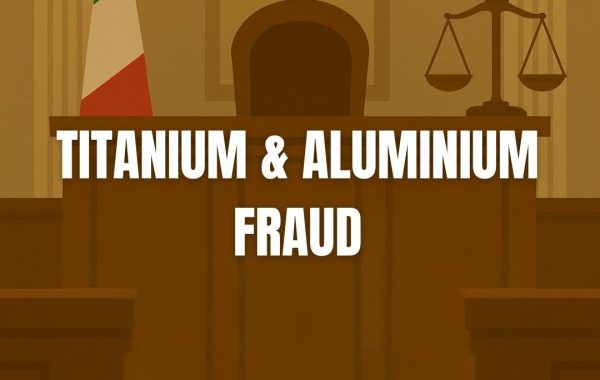 Italian Courtroom discussing recent prosecutions for Aviation fraud and Aircraft non-compliance